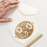 Birthday Wishes Scallop Card - Pure Apotheca