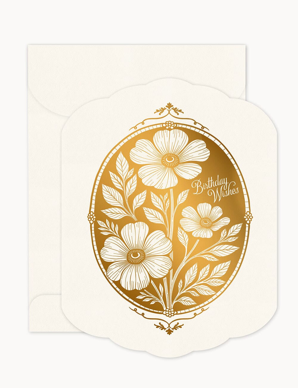 Birthday Wishes Scallop Card - Pure Apotheca