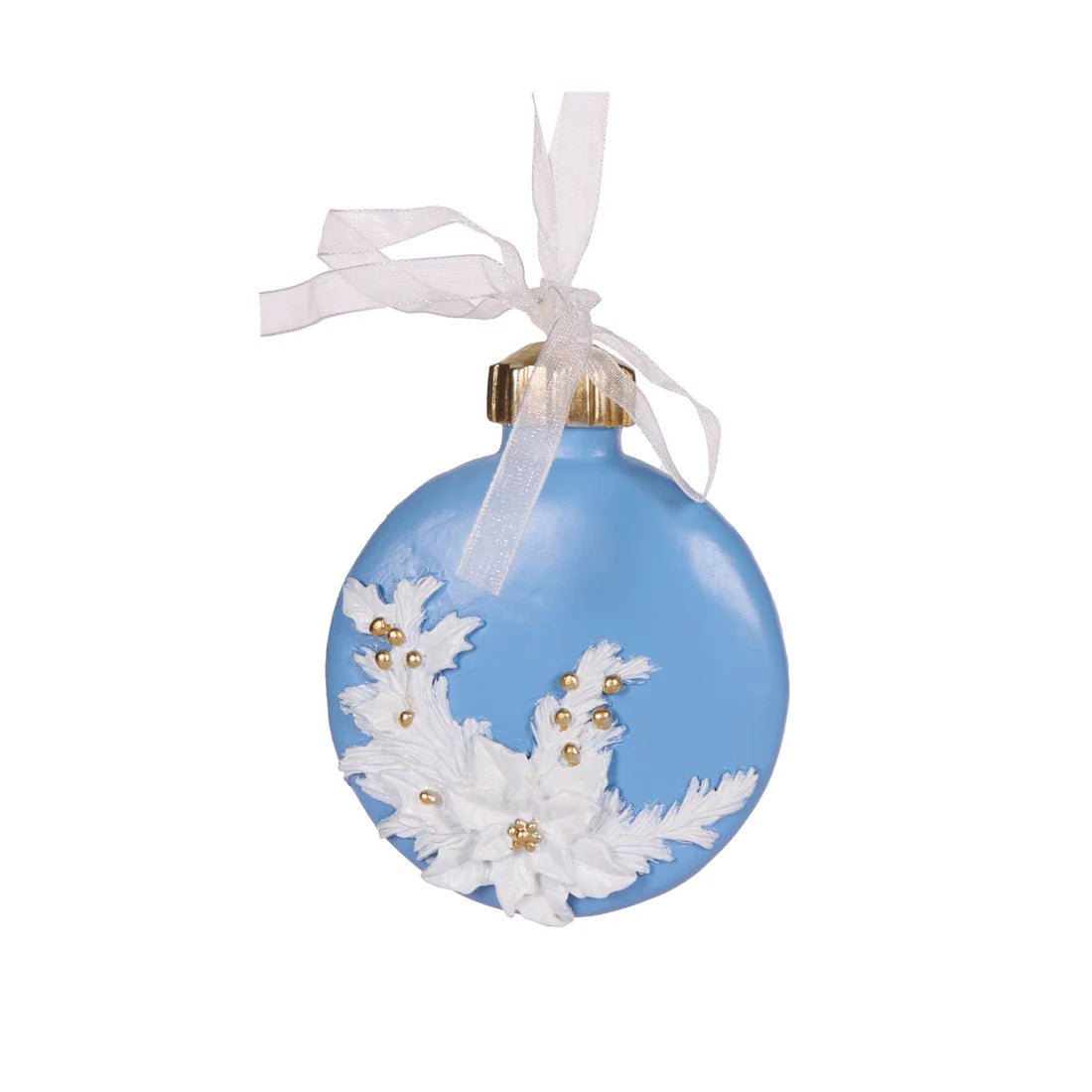 BLUE AND WHITE BAUBLE ORNAMENT - Pure Apotheca