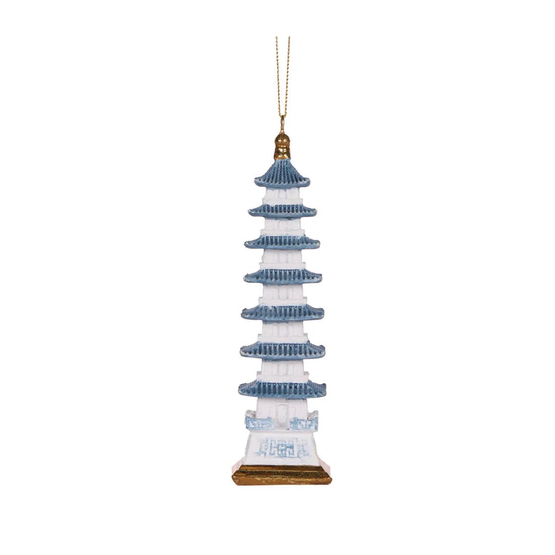 BLUE AND WHITE PAGODA HANGING - Pure Apotheca