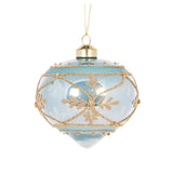 BLUE EMBELLISHED DECO ONION BAUBLE - Pure Apotheca