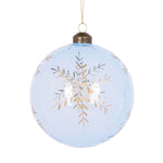 BLUE ETCHED SNOWFLAKE BAUBLE - Pure Apotheca
