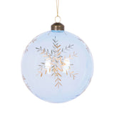 BLUE ETCHED SNOWFLAKE BAUBLE - Pure Apotheca