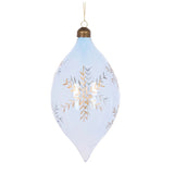 BLUE ETCHED SNOWFLAKE DROP BAUBLE - Pure Apotheca