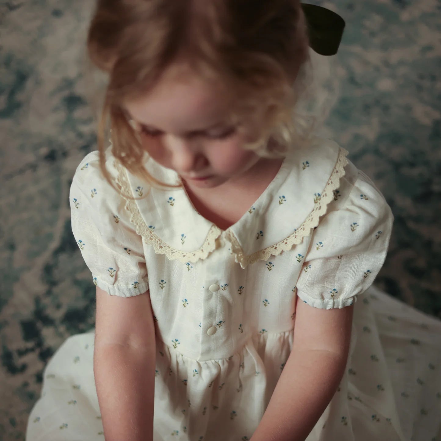 Blue Floral Dress - Pure Apotheca