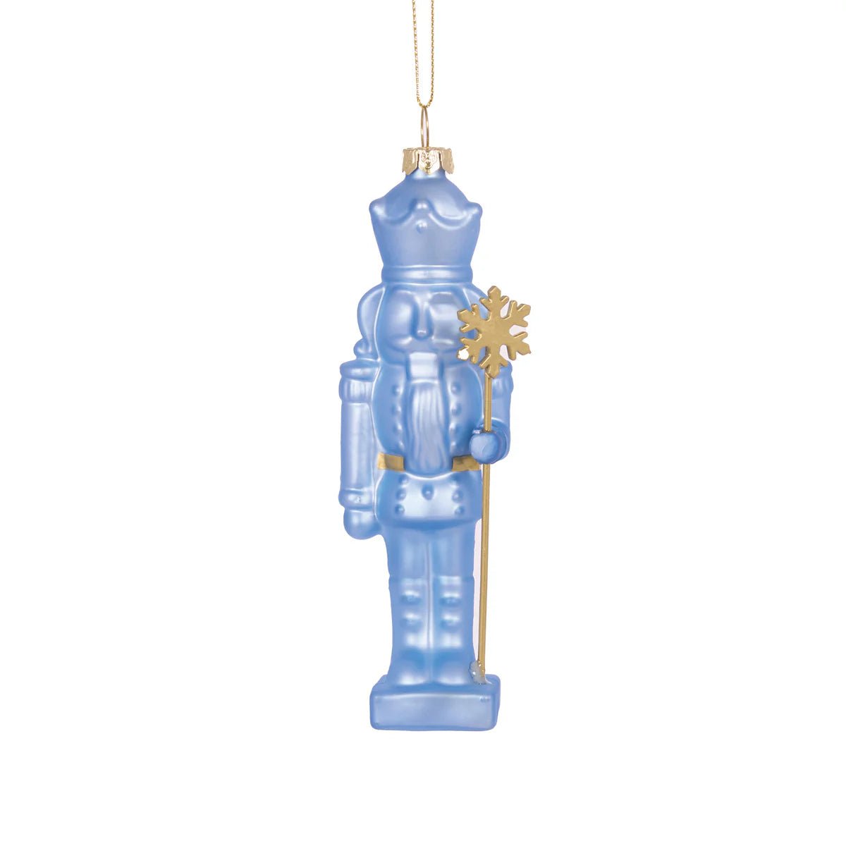 BLUE NUTCRACKER WITH STAFF HANGING - Pure Apotheca