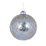 BLUE QUILTED FLEUR BAUBLE - Pure Apotheca