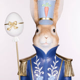 BLUE REGAL RABBIT NUTCRACKER WITH STAFF - Pure Apotheca