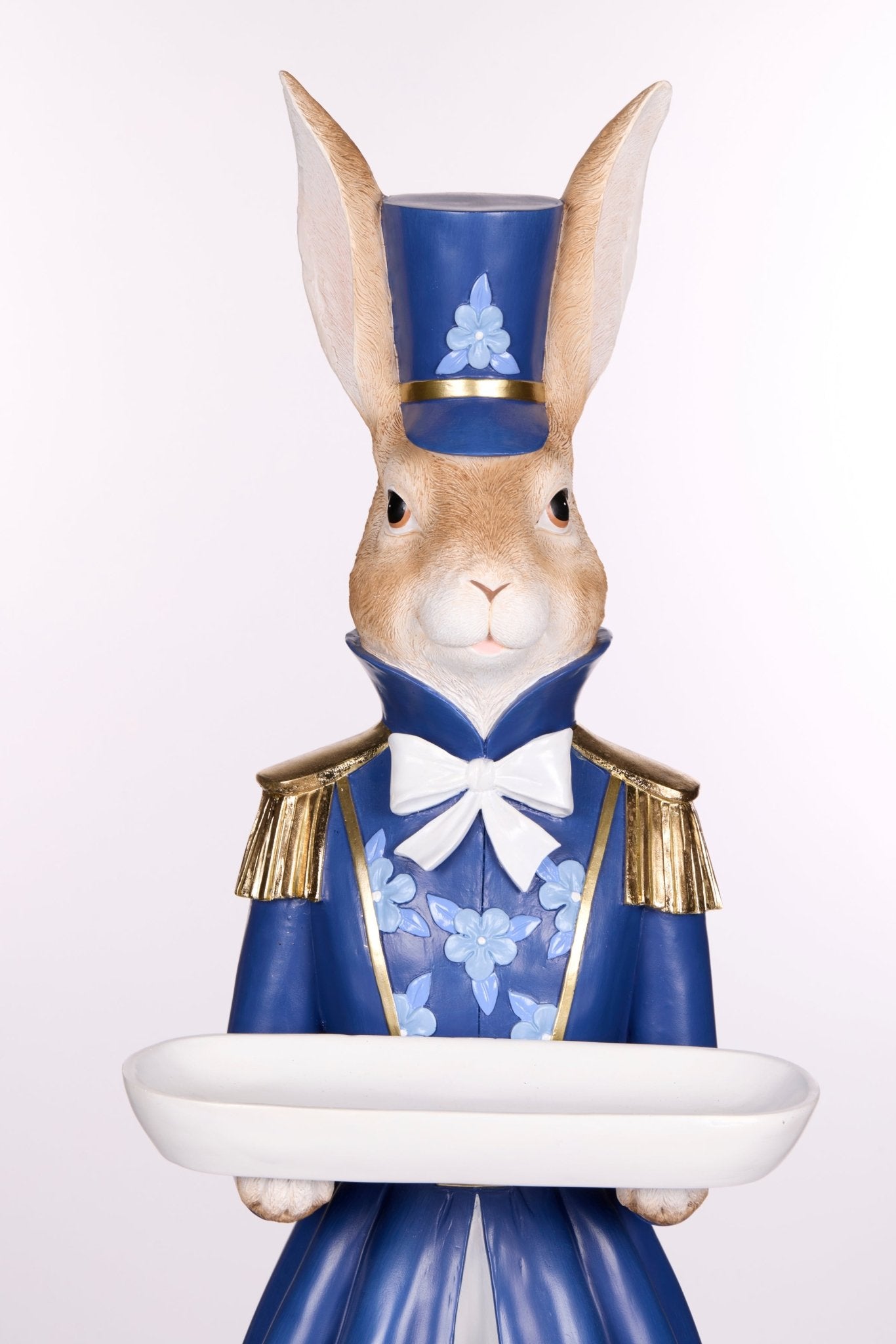 BLUE REGAL RABBIT NUTCRACKER WITH TRAY - Pure Apotheca