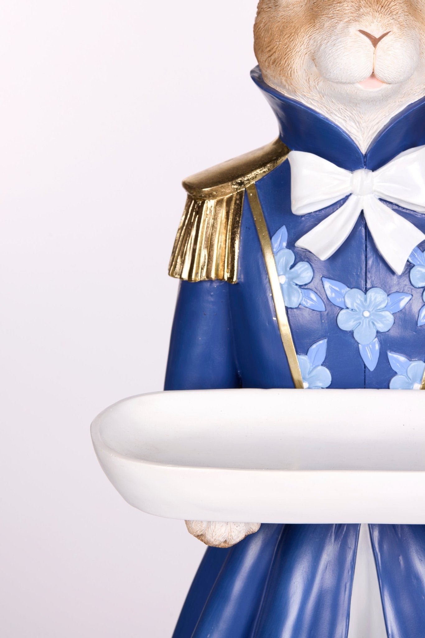 BLUE REGAL RABBIT NUTCRACKER WITH TRAY - Pure Apotheca