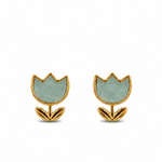 Blue Tulip Studs - Pure Apotheca