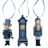 BLUE WHITE ORNAMENTS 3 ASSORTED - Pure Apotheca