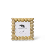 BOBBIN NATURAL PHOTOFRAME 4X4" - Pure Apotheca