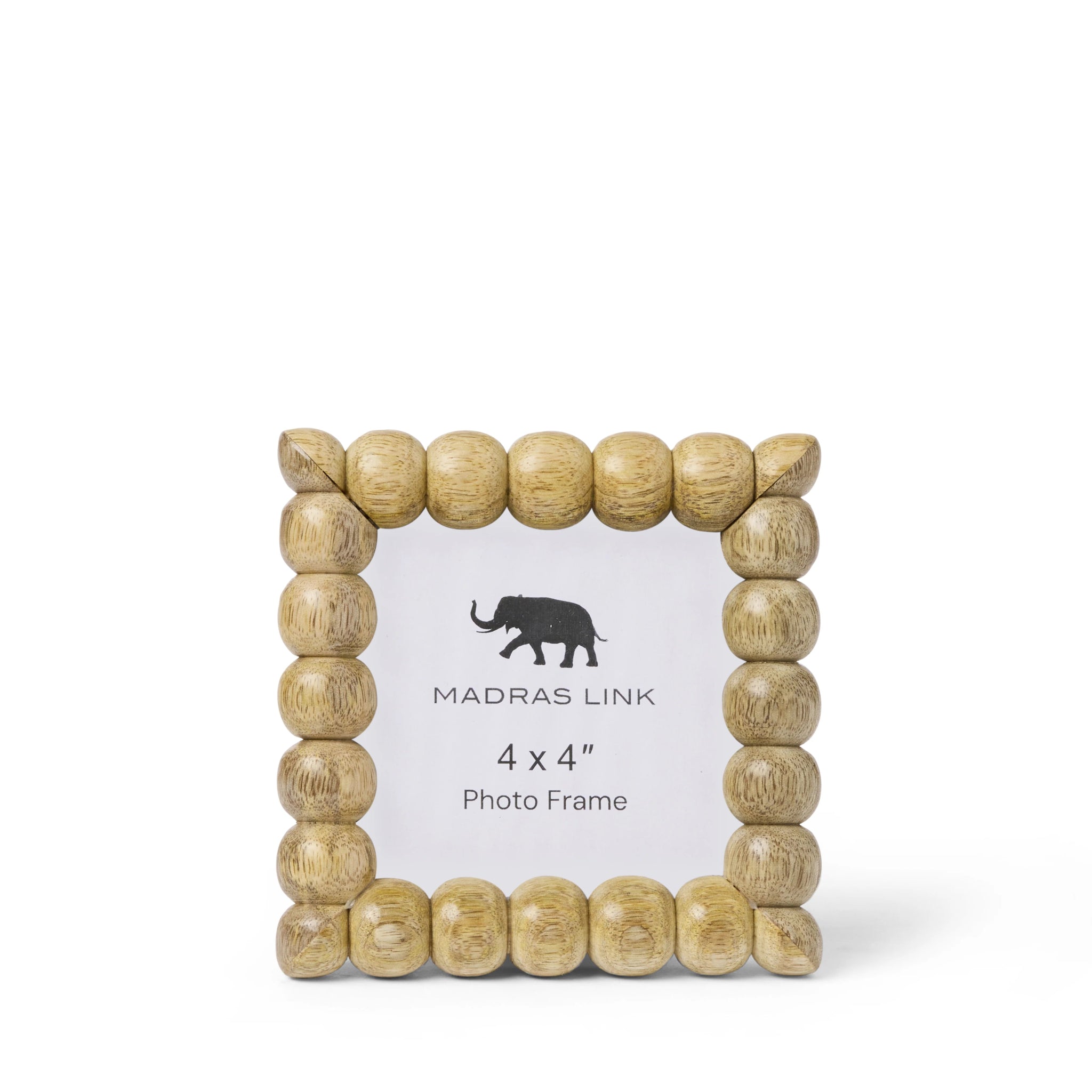 BOBBIN NATURAL PHOTOFRAME 4X4" - Pure Apotheca
