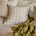 BOLTON GREEN/BEIGE WOVEN CUSHION 50CM - Pure Apotheca