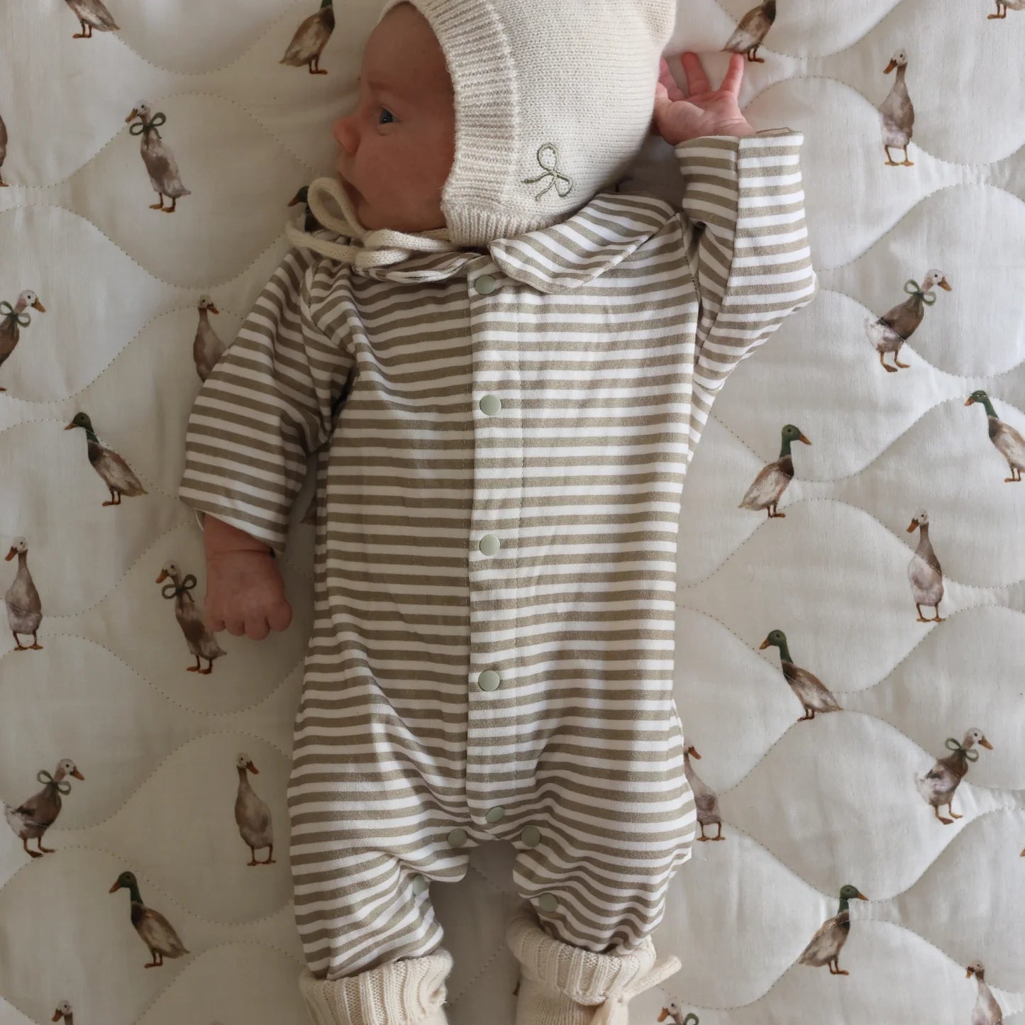 Bonnet & Bootie Set - Bow - Pure Apotheca