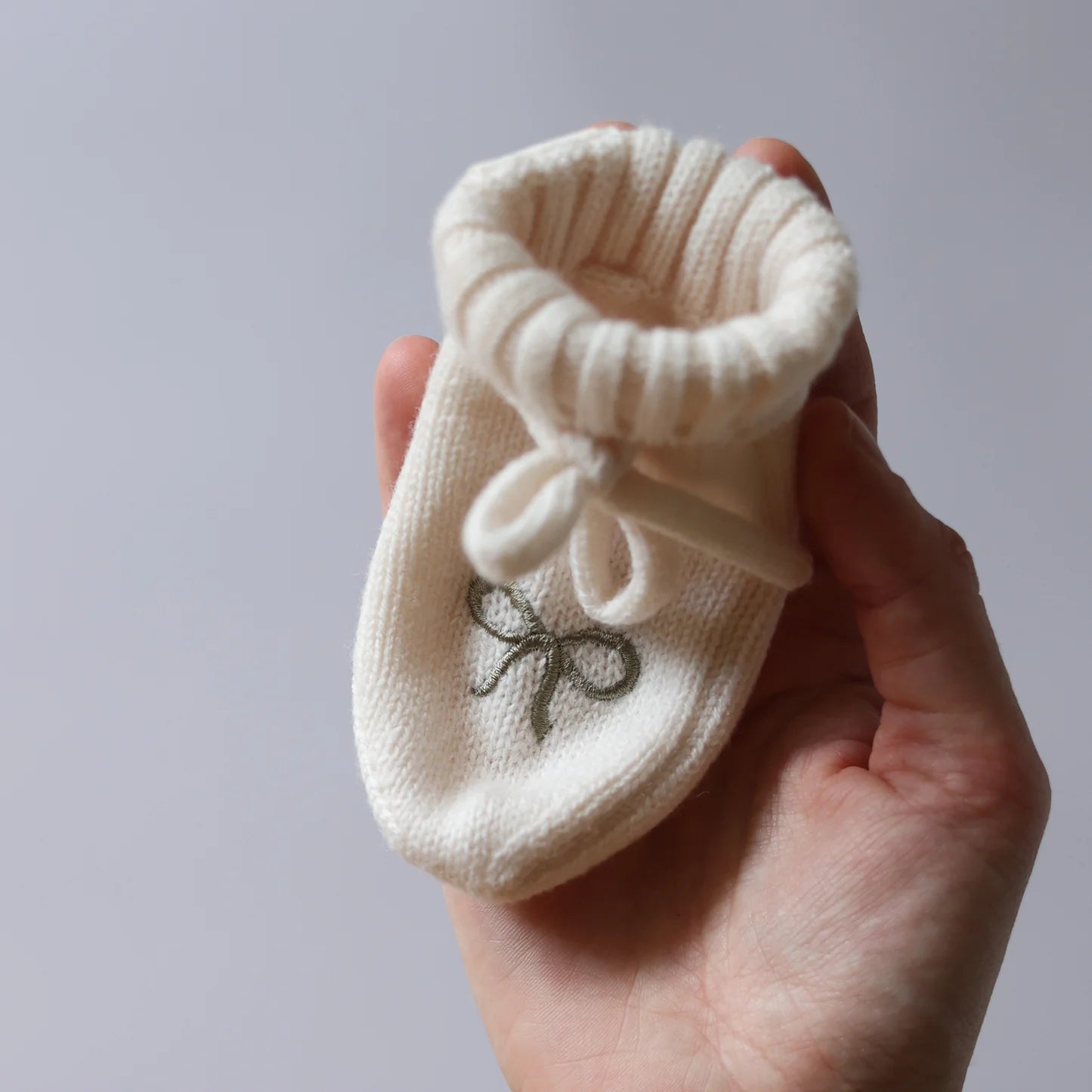 Bonnet & Bootie Set - Bow - Pure Apotheca