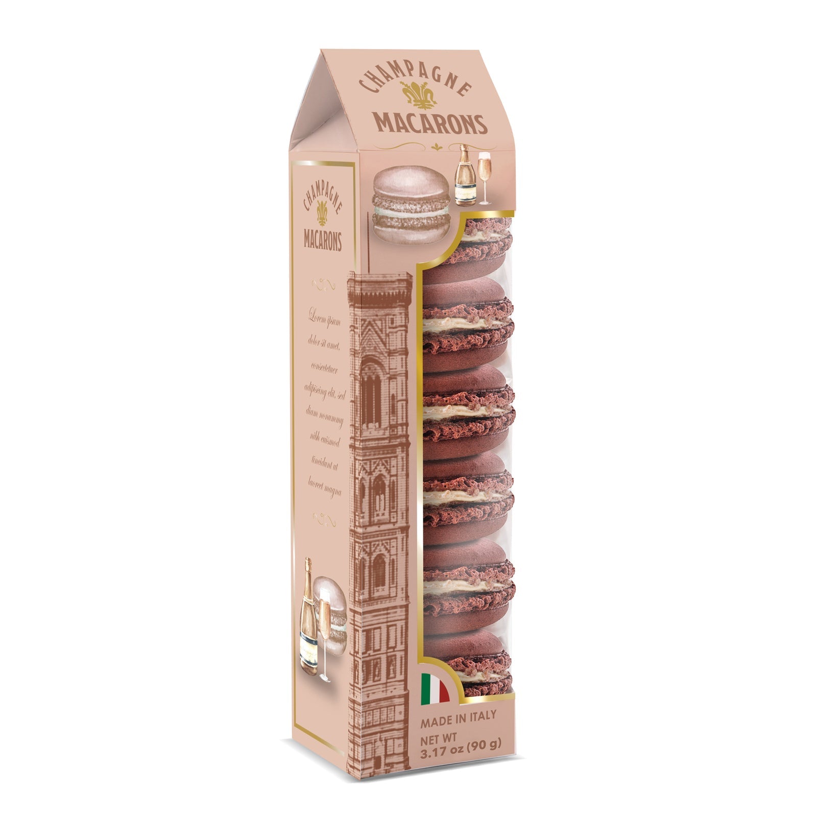 Borgo de Medici Champagne Macarons 90g - Pure Apotheca