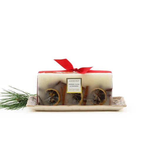 Botanical Candle Ceramic Plate Rectangle - Pure Apotheca