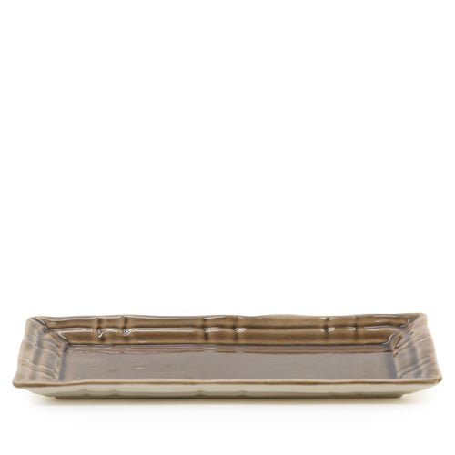 Botanical Candle Ceramic Plate Rectangle - Pure Apotheca