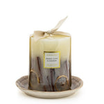 Botanical Candle Ceramic Plate Round - Pure Apotheca