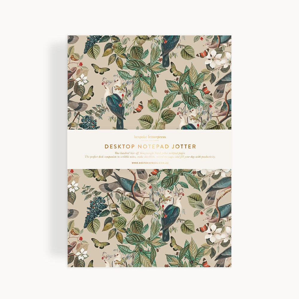 Botanical Grove Notepad Desktop Jotter - Pure Apotheca