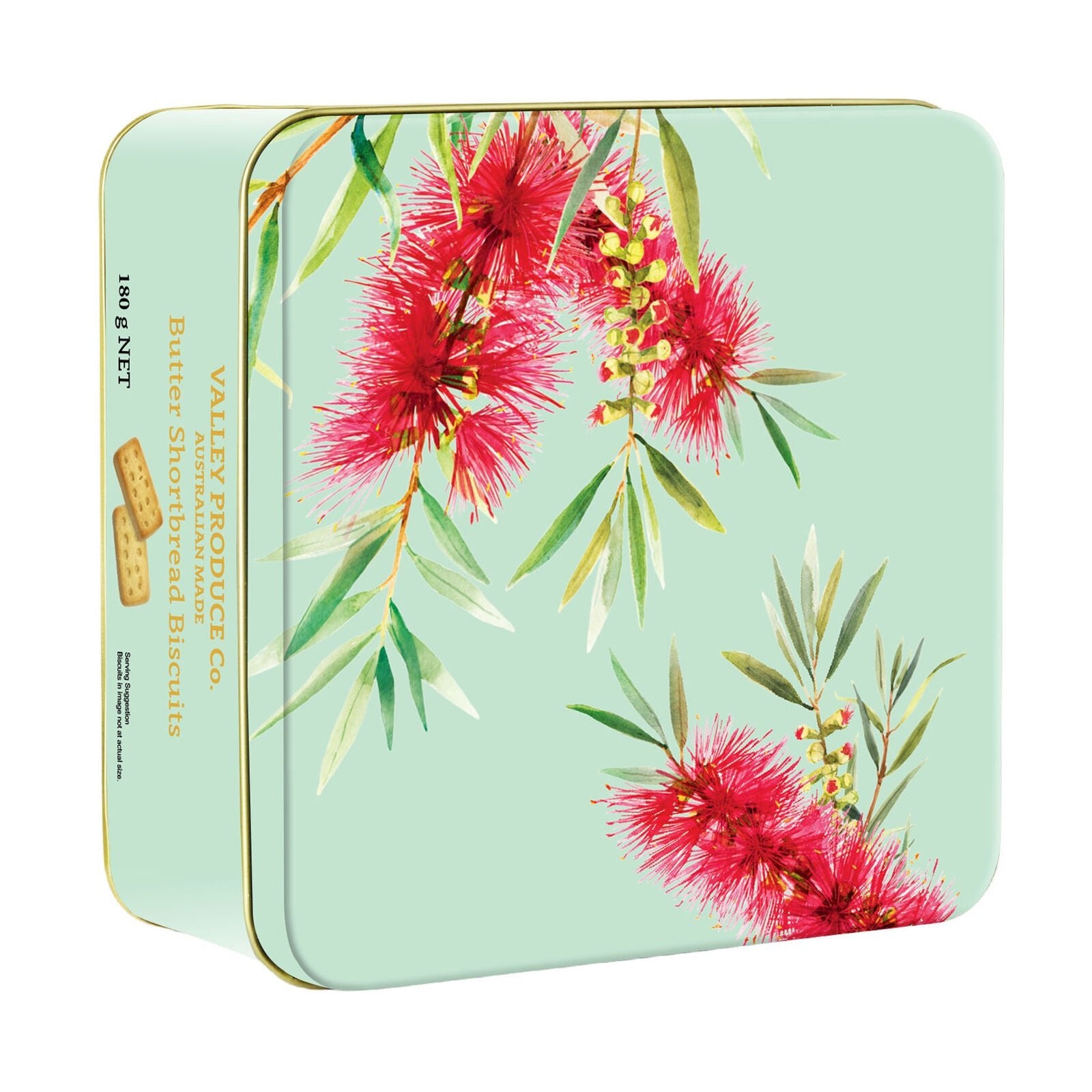 Bottlebrush Shortbread Tin 180g - Pure Apotheca