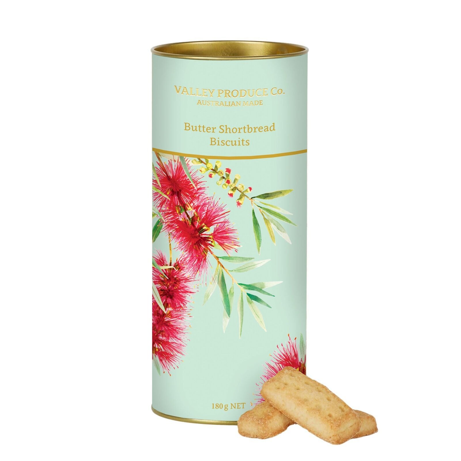 Bottlebrush Shortbread Tube 180g - Pure Apotheca