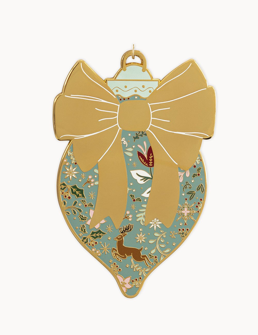 Bow Enamel Ornament - Pure Apotheca