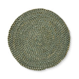 BRAIDED DARK GREEN PLACEMAT 33CM - Pure Apotheca