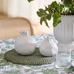 BRAIDED DARK GREEN PLACEMAT 33CM - Pure Apotheca