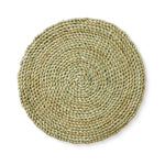 BRAIDED GREEN PLACEMAT 33CM - Pure Apotheca