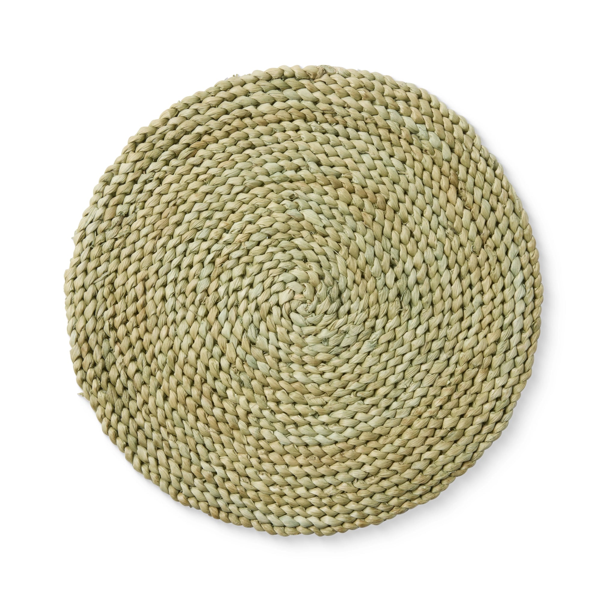 BRAIDED GREEN PLACEMAT 33CM - Pure Apotheca