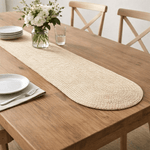 BRAIDED LIGHT NATURAL RUNNER 30X120CM - Pure Apotheca