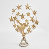 Brass Whimsical Angel Tree Topper - Pure Apotheca