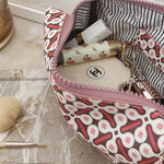 Brianna Makeup Bag Retro Pink - Pure Apotheca