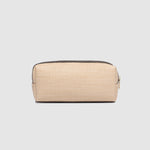 Brianna Makeup Bag with Brushes Natural/Chocolate - Pure Apotheca