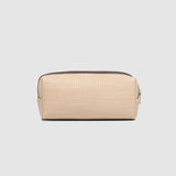 Brianna Makeup Bag with Brushes Natural/Chocolate - Pure Apotheca