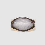 Brianna Makeup Bag with Brushes Natural/Chocolate - Pure Apotheca