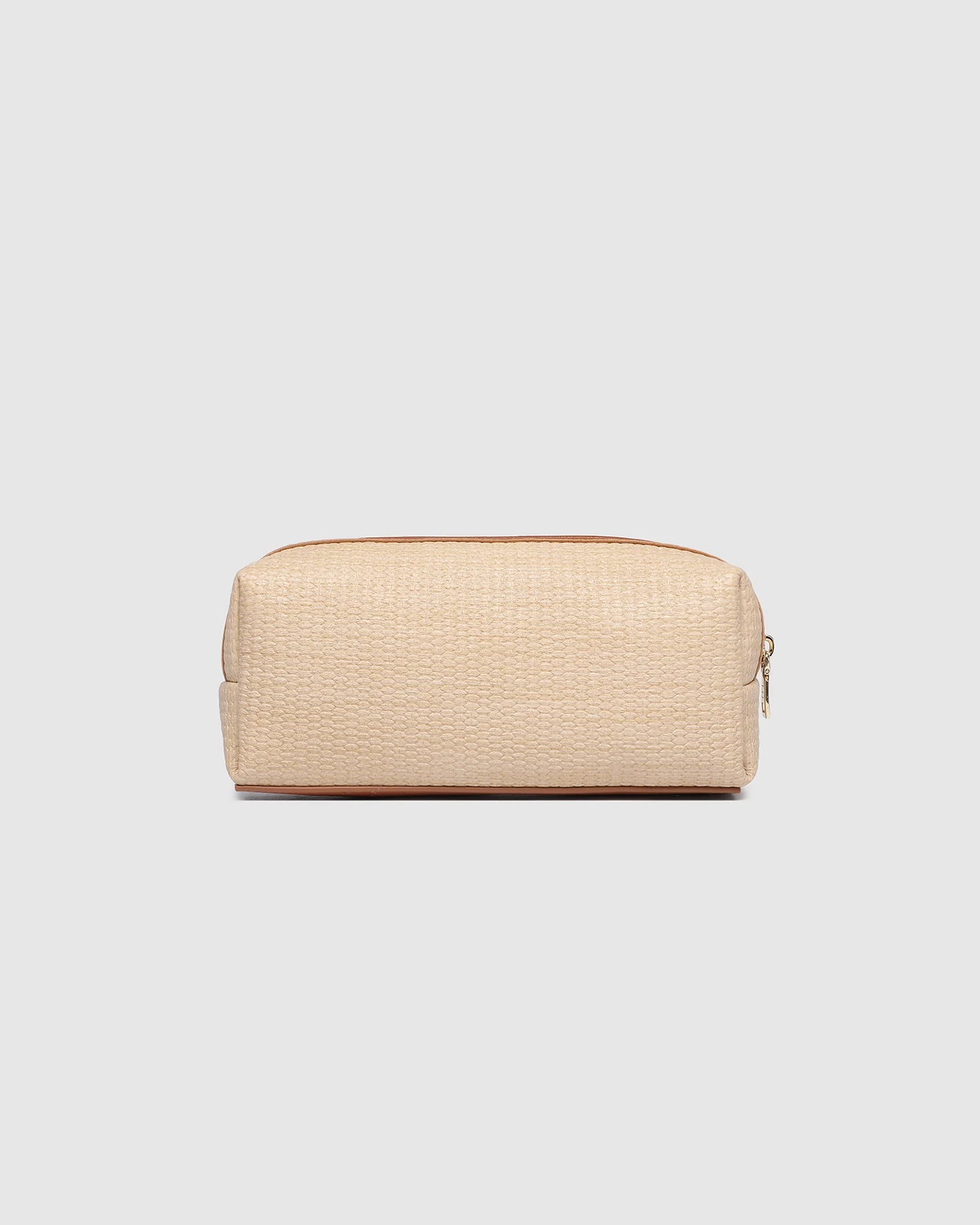 Brianna Makeup Bag with Brushes Natural/Tan - Pure Apotheca