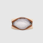 Brianna Makeup Bag with Brushes Natural/Tan - Pure Apotheca