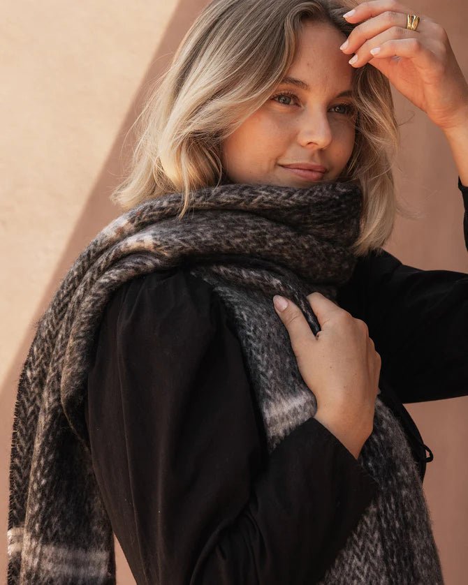 Bristol Scarf Charcoal - Pure Apotheca
