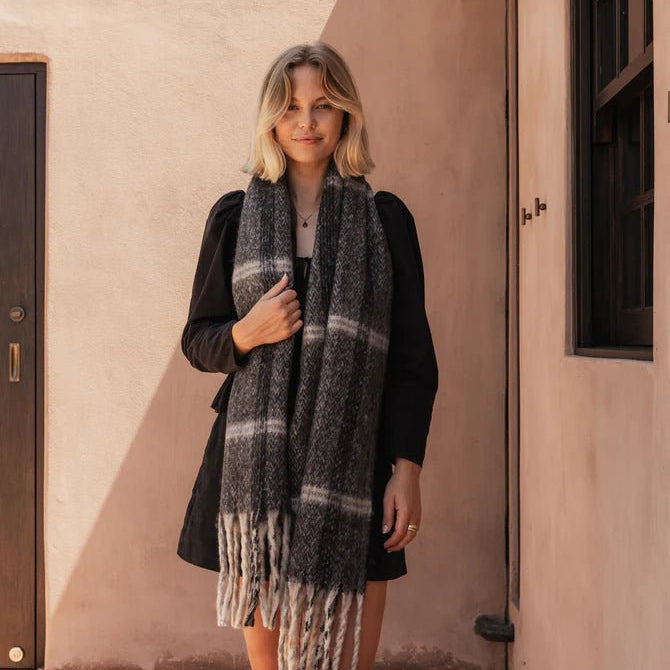 Bristol Scarf Charcoal - Pure Apotheca