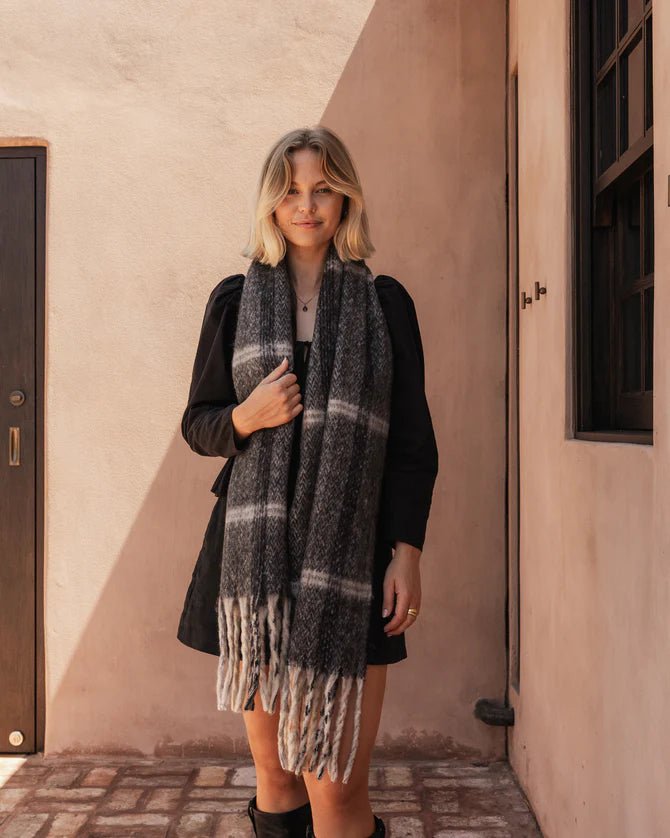 Bristol Scarf Charcoal - Pure Apotheca