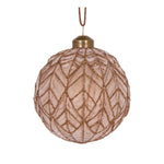 BROWN DECO LEAF BAUBLE - Pure Apotheca