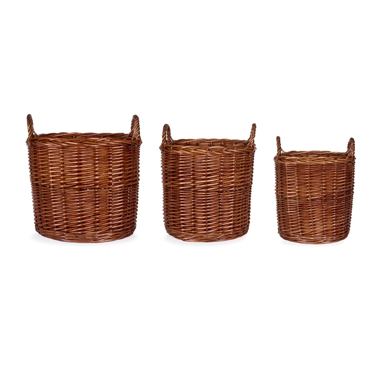 BROWN WILLOW BASKET SET - 3 Sizes - Pure Apotheca