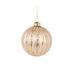 BRUSHED GOLD RIBBED BAUBLE - Pure Apotheca