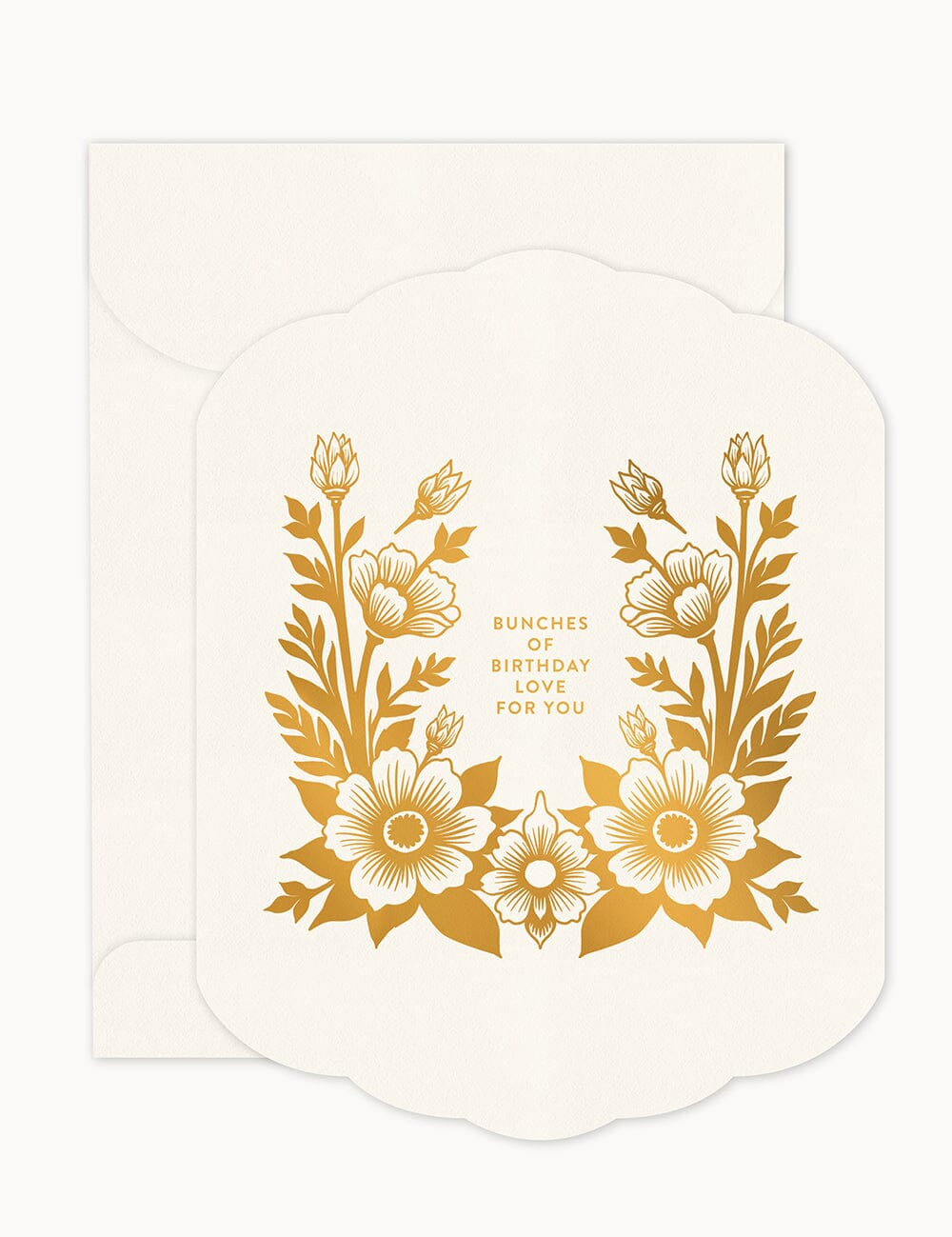 Bunches of Birthday Love Scallop Card - Pure Apotheca