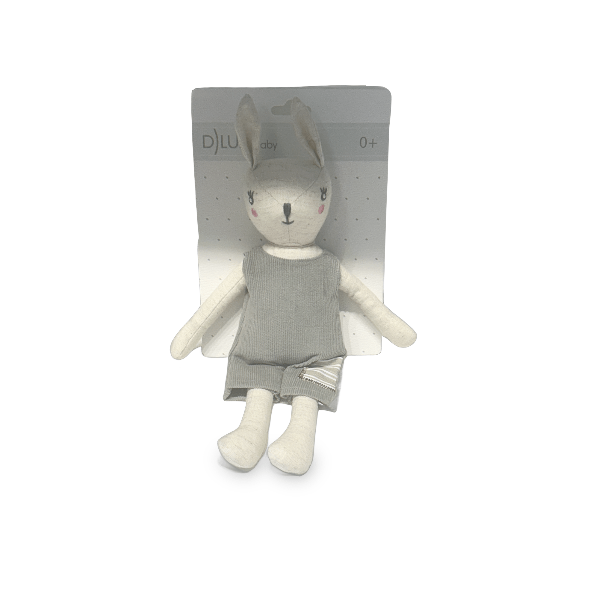 Bunny Cotton Rattle Toy Sage - Pure Apotheca