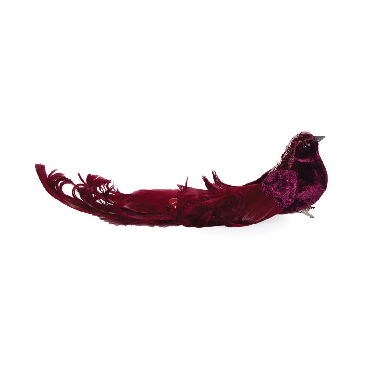 BURGUNDY ADORNED BIRD - Pure Apotheca